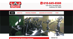 Desktop Screenshot of myfitnessstation.com